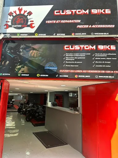 Façade garage Custom Bike 17 Rue Voltaire Montreuil 93100